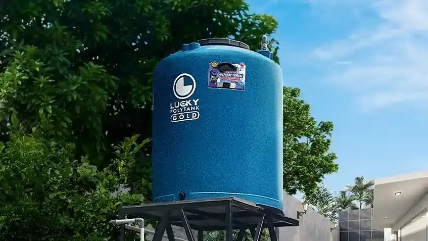 konstruksi menara tandon air