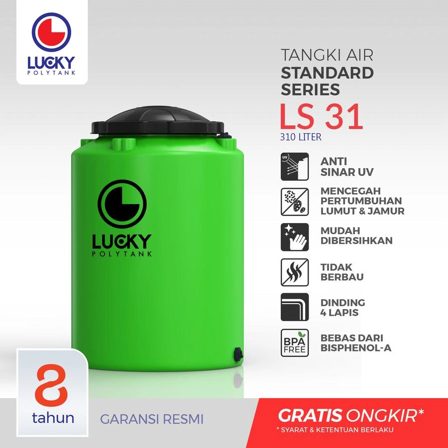 Tandon Air Standar Lucky 320 liter (LS 32)