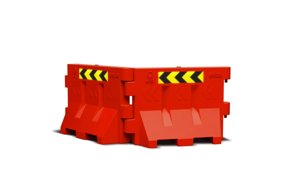 bahan road barrier yang tahan benturan kendaraan